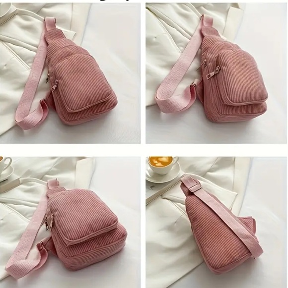 NEW Corduroy Sling Bag - Picture 5 of 8